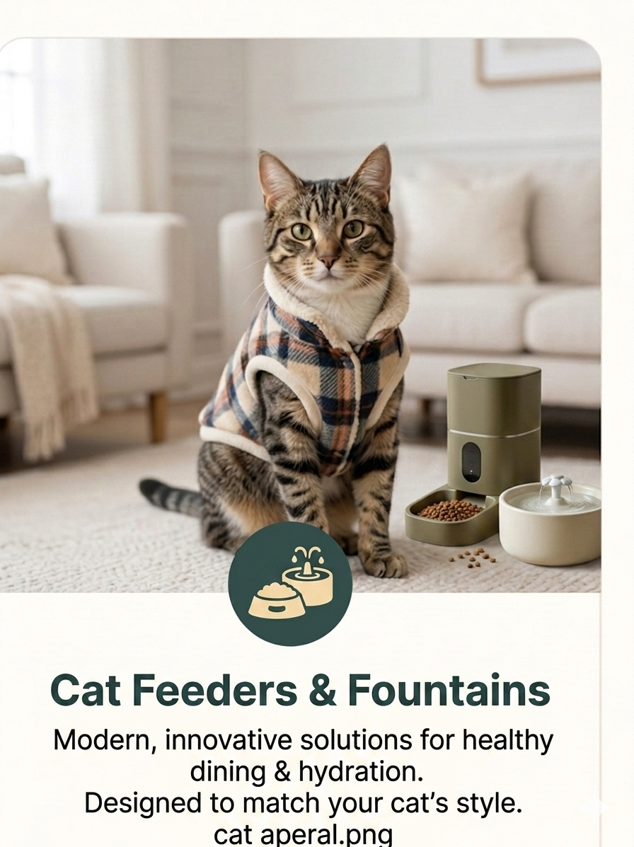 Cat Feeders & Fountains