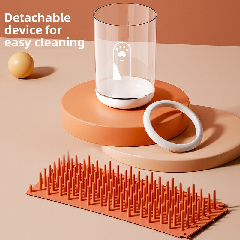 Pawnests paw cleaner cup in orange — basic style