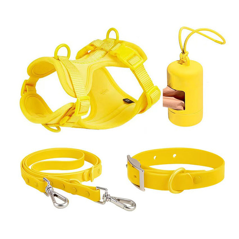 Dog Harness 4-Piece Set | Waterproof PVC Vest, Leash, Collar & Clip – product image 25 | Pawnests