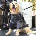 Dog winter jacket insulated material detail — Pawnests