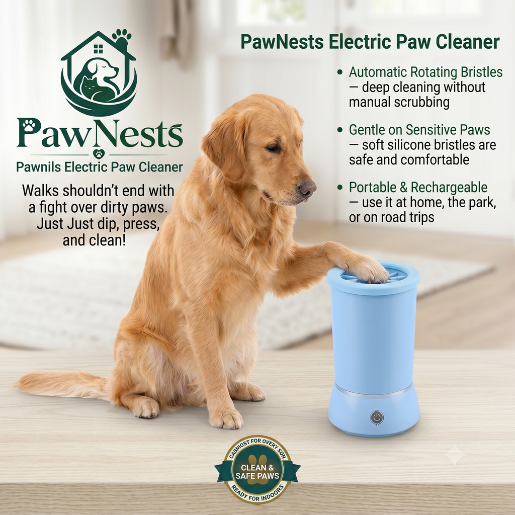 Electric Paw Cleaner | Automatic Rechargeable Washer for Dogs & Cats – product image 1 | Pawnests