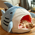 Luxury Plush Shark Pet Cave Pawnests