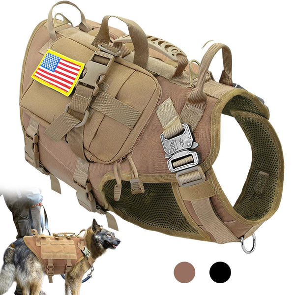 High-Quality Tactical No-Pull Dog Harness Pawnests