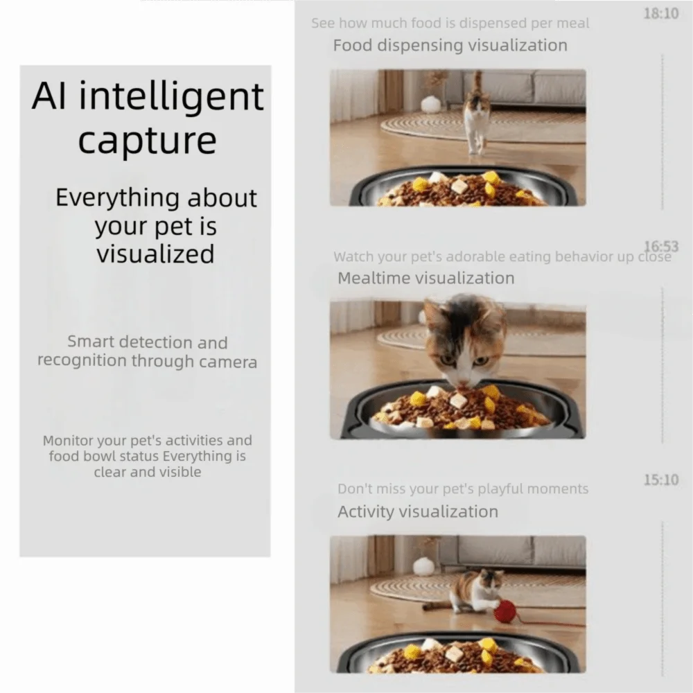Smart Large-Capacity Automatic Pet Feeder Pawnests