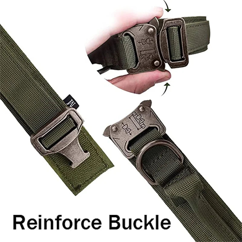 High quality Heavy-Duty Tactical Dog Collar & Leash S Pawnests