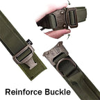 High quality Heavy-Duty Tactical Dog Collar & Leash S Pawnests