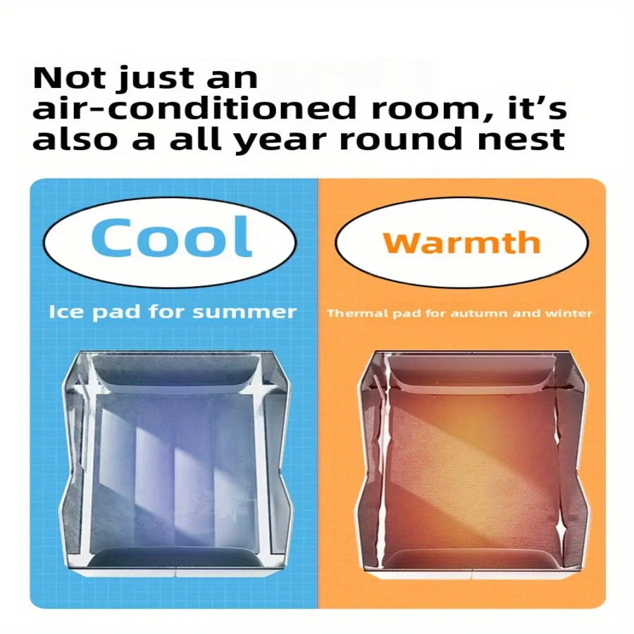 All-Season Pet Cooling Ice House Pawnests