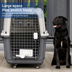 Heavy Dutyportable  Airline Travel  Carrier for pets Length 33in/Width 21.6in/Height 25.2in Pawnests