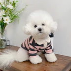 Summer Striped Pet T-Shirt Dog Soft Pullover Pawnests