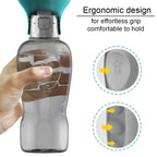 Pink dog water bottle on white background — Pawnests