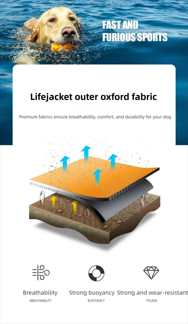 SplashGuard™ Reflective Pet Life Vest Pawnests