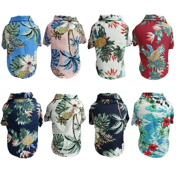 Hawaiian Beach Dog and Cat Shirt – Breezy summer style Pawnests