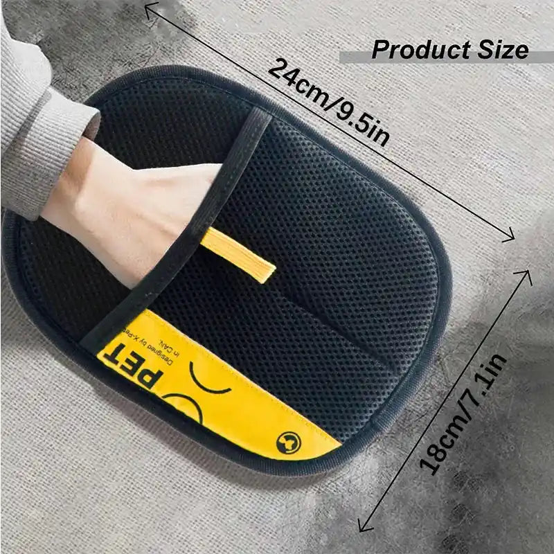 2-in-1 Electrostatic Grooming Glove Pawnests