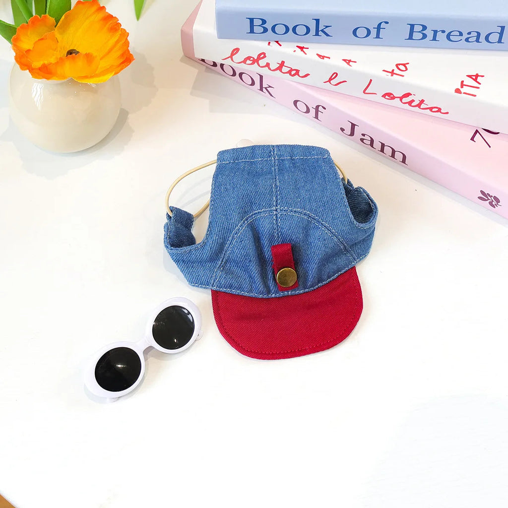 Trendy Pet Sun Hat & Sunglasses Set Pawnests