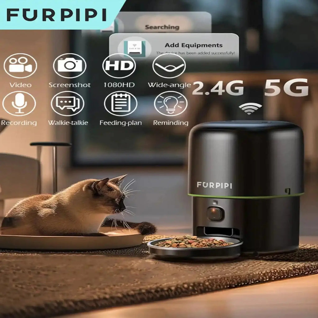 VisionFeeder | Dual-WiFi Smart Pet Feeder with Camera Pawnests