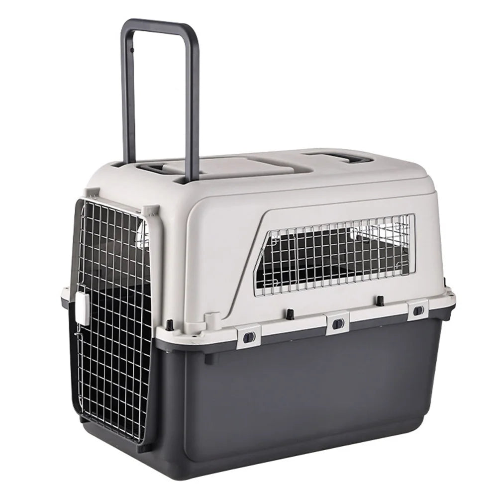 Heavy Dutyportable  Airline Travel  Carrier for pets Length 33in/Width 21.6in/Height 25.2in Pawnests