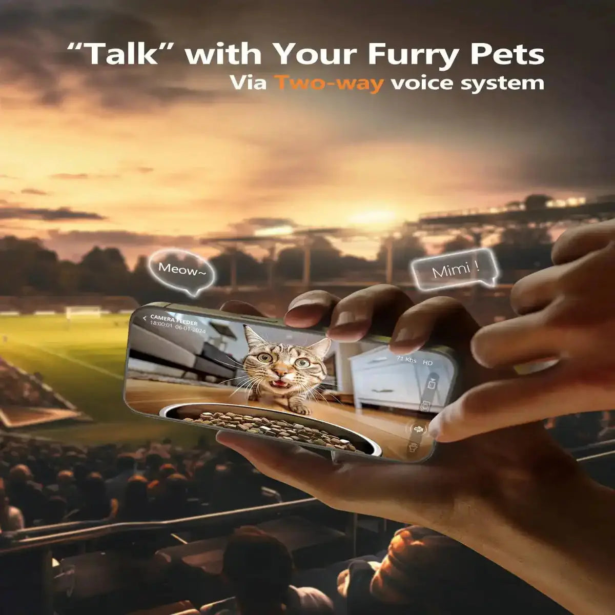 VisionFeeder | Dual-WiFi Smart Pet Feeder with Camera Pawnests