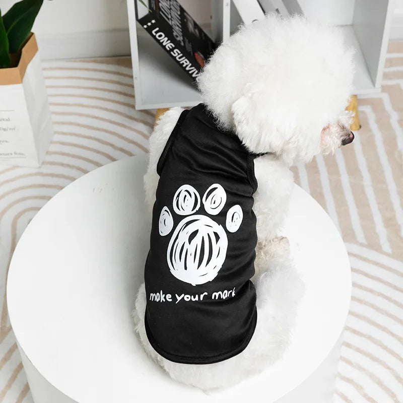CASH graphic dog vest — summer pet fashion for all breeds | Pawnests