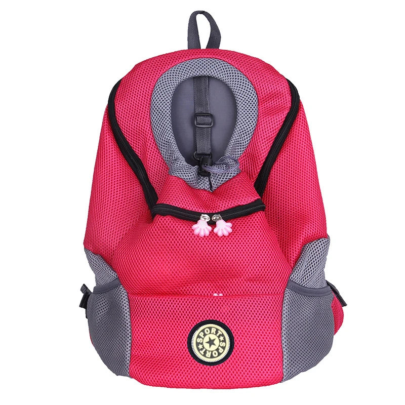 Front-Folded Mesh Pet Travel Backpack Pawnests