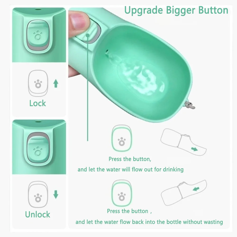 Portable Leakproof Dog Water Bottle Pawnests