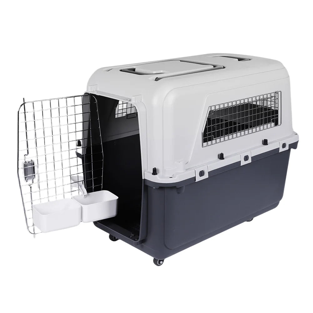 Heavy Dutyportable  Airline Travel  Carrier for pets Length 33in/Width 21.6in/Height 25.2in Pawnests