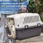 Heavy Dutyportable  Airline Travel  Carrier for pets Length 33in/Width 21.6in/Height 25.2in Pawnests
