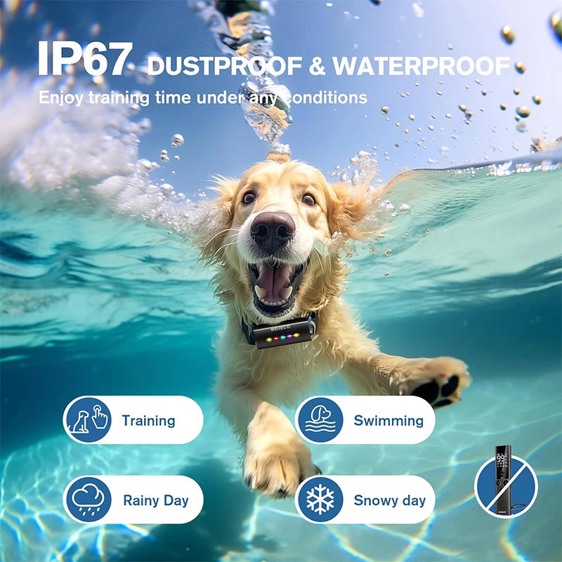 ROJECO Smart Dog Training Collar (1600ft Range & Waterproof) Pawnests