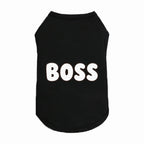 VIP summer dog vest close up print detail — vibrant graphic pet shirt | Pawnests