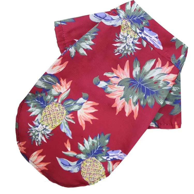 Hawaiian Beach Dog and Cat Shirt – Breezy summer style Pawnests