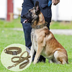 High quality Heavy-Duty Tactical Dog Collar & Leash S Pawnests