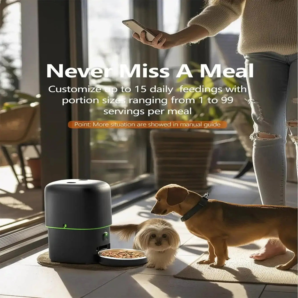VisionFeeder | Dual-WiFi Smart Pet Feeder with Camera Pawnests