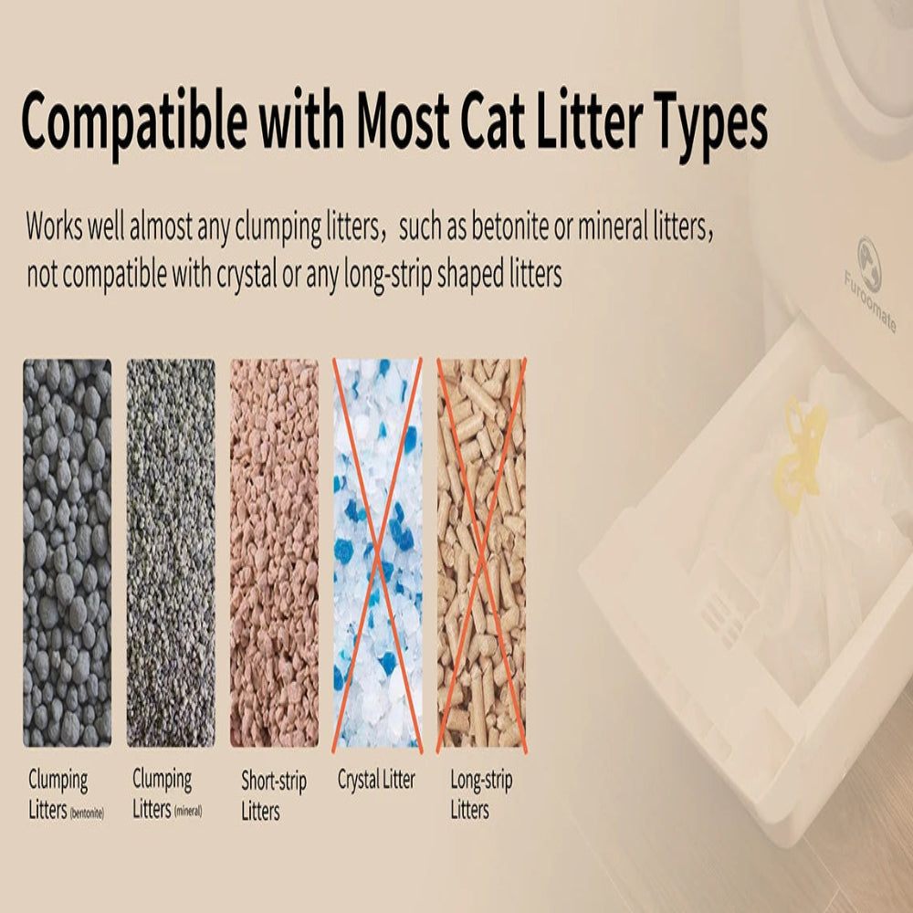 F6 Self-Cleaning Litter Box: An open-top, automatic, and safe solution for hassle-free odor control. Pawnests