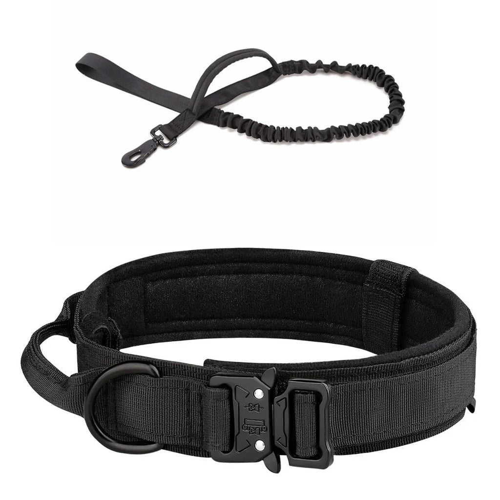 High quality Heavy-Duty Tactical Dog Collar & Leash S Pawnests