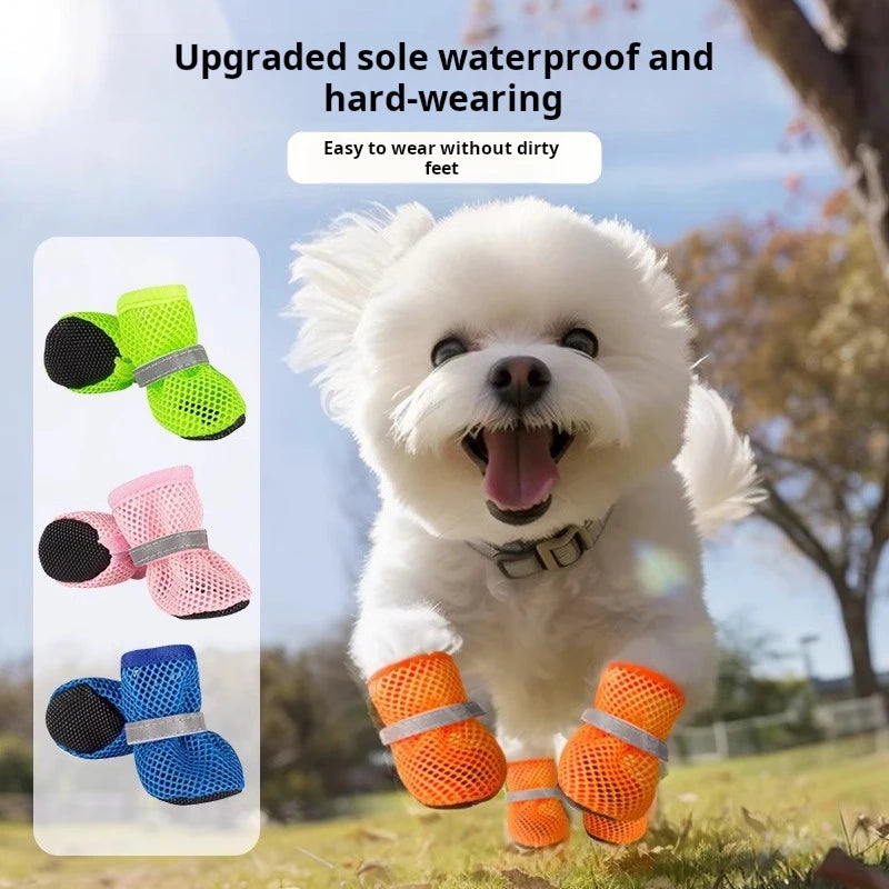 4pc Non-Slip Breathable Dog Boots Pawnests
