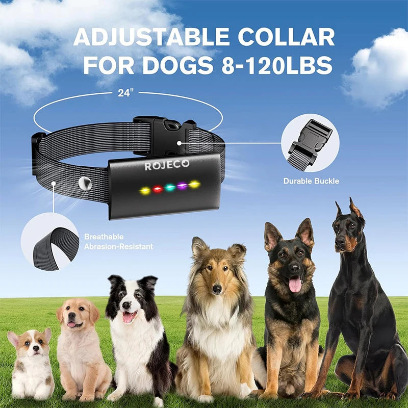 ROJECO Smart Dog Training Collar (1600ft Range & Waterproof) Pawnests