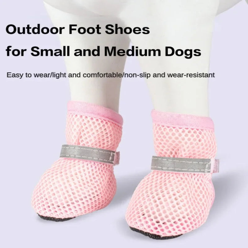 4pc Non-Slip Breathable Dog Boots Pawnests