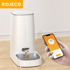 ROJECO Automatic Cat Feeder Pet Smart WiFi Cat Food Dispenser Pawnests