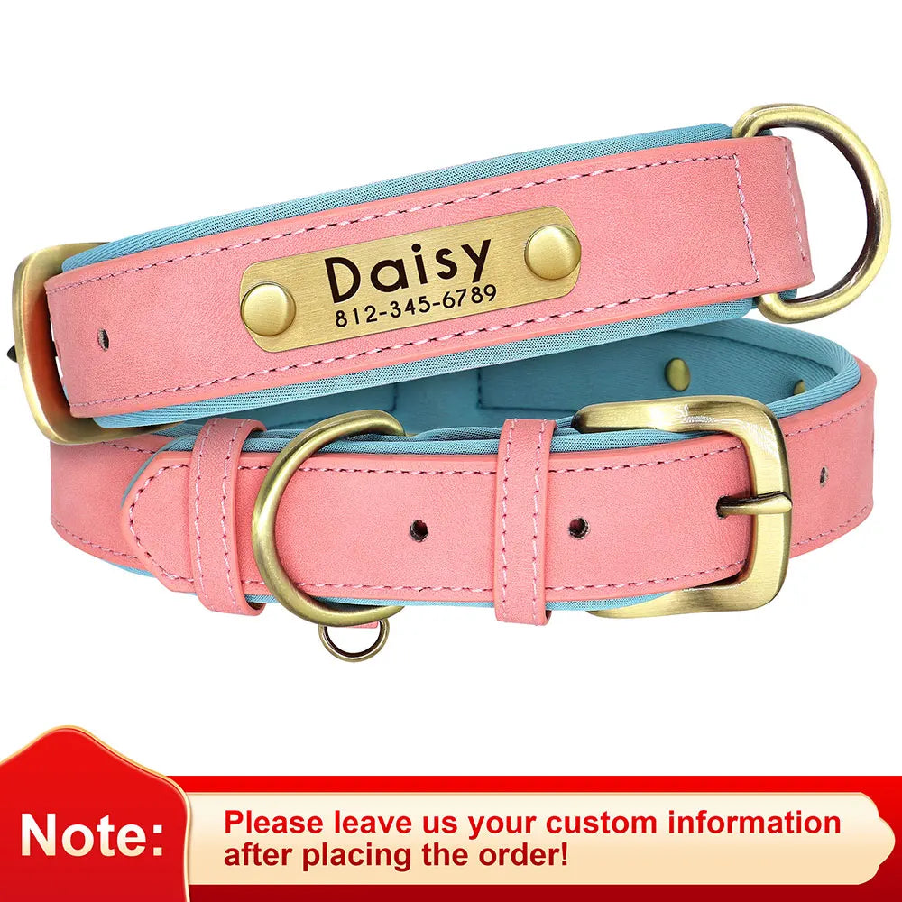PawNests Choice: The Signature Leather Collar Best of Premium Pet Comfort Pawnests