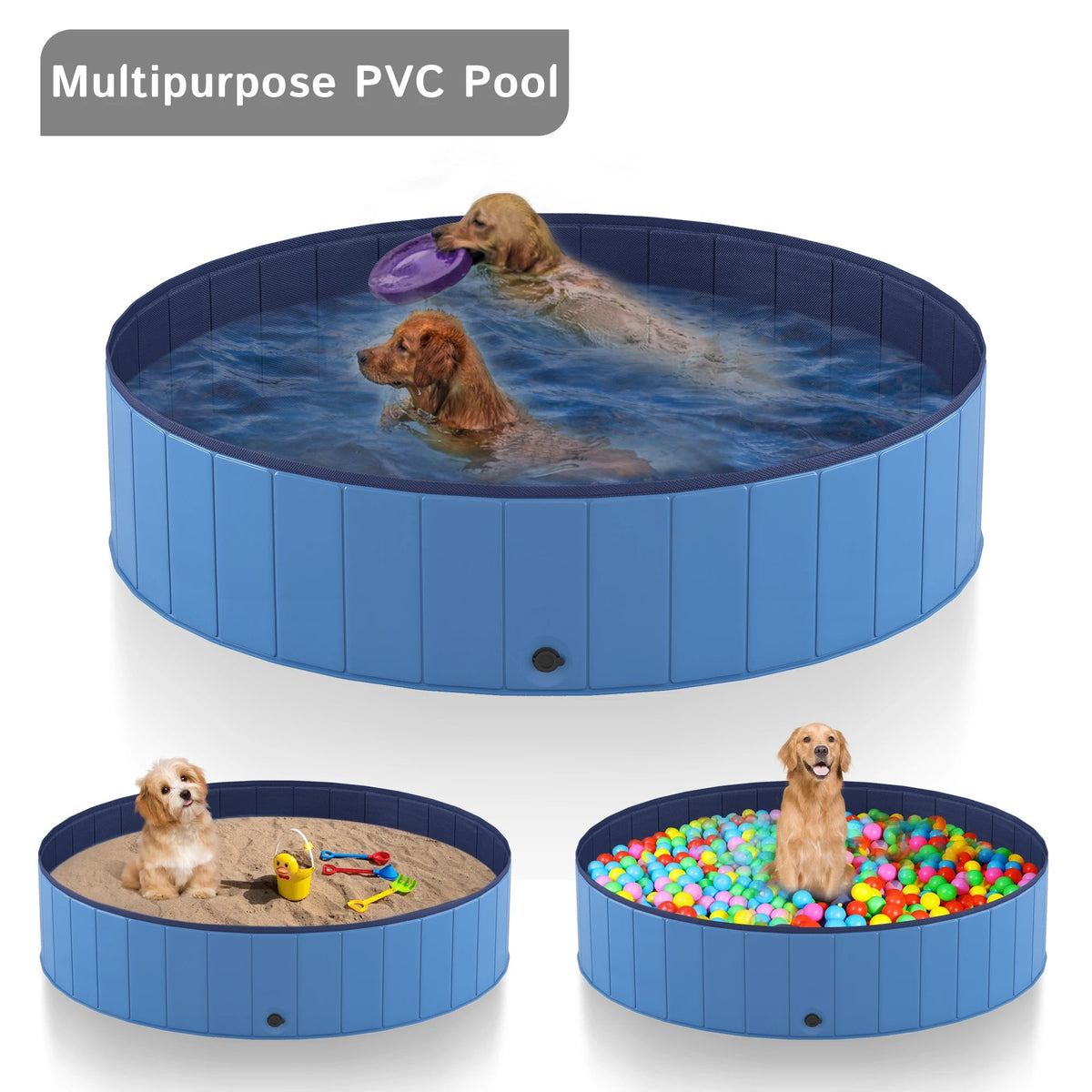 Portable Foldable Pet Pool Pawnests