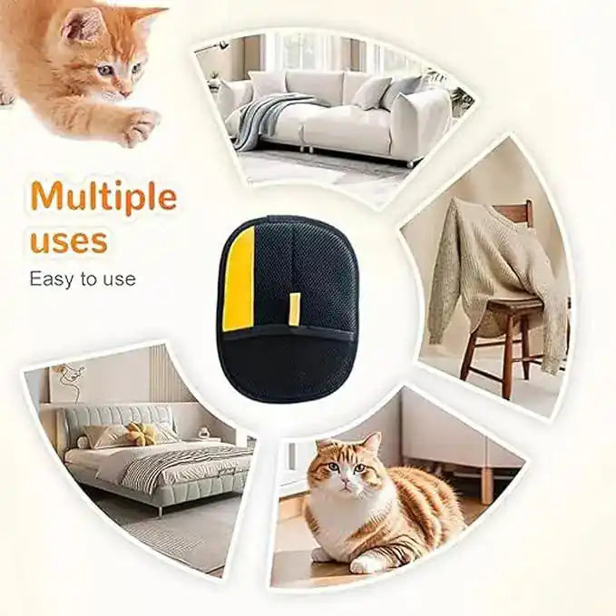 2-in-1 Electrostatic Grooming Glove Pawnests
