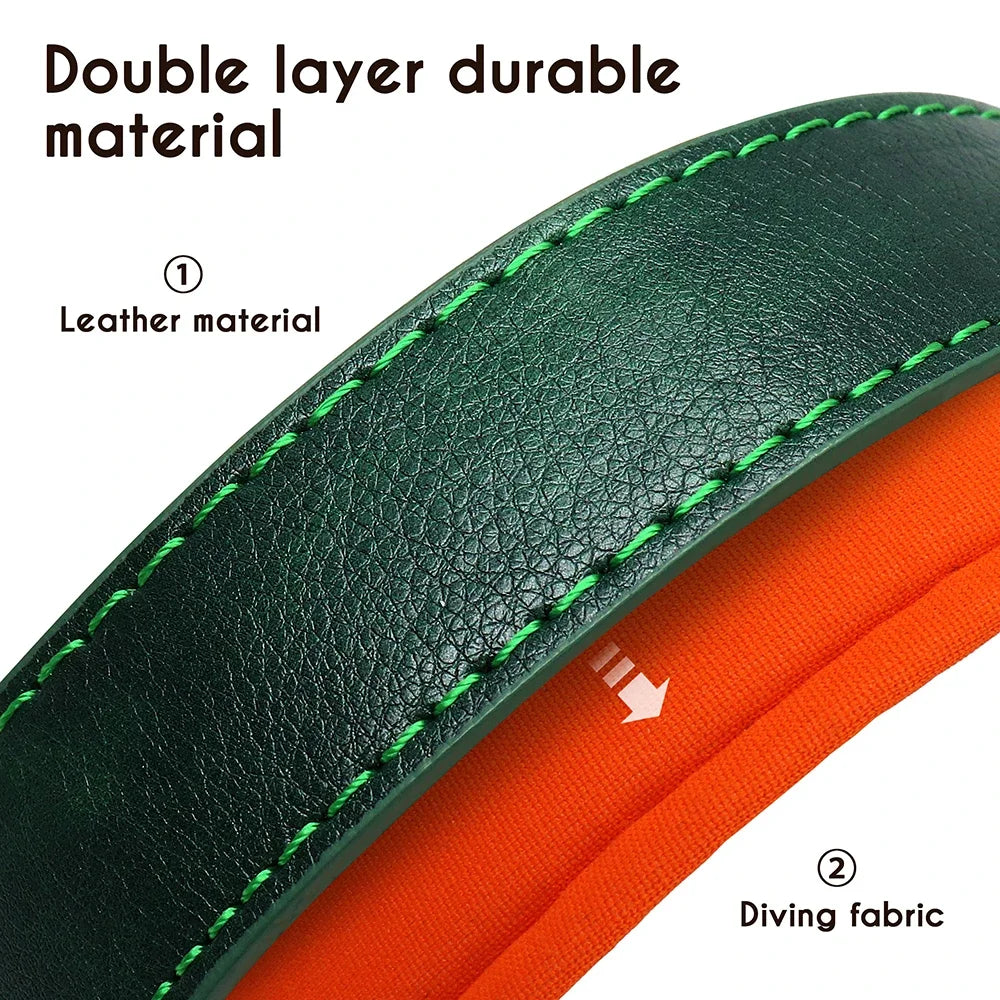 PawNests Choice: The Signature Leather Collar Best of Premium Pet Comfort Pawnests