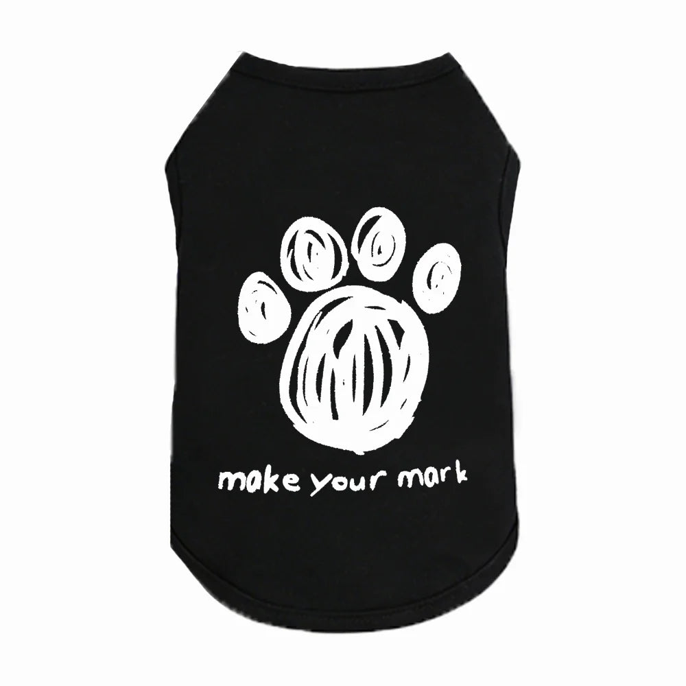 PAW print summer vest for dogs and cats — Pawnests pet apparel