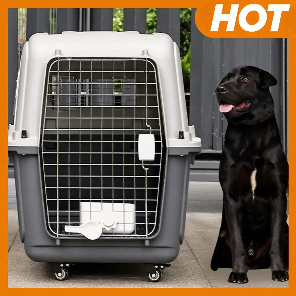 Heavy Dutyportable  Airline Travel  Carrier for pets Length 33in/Width 21.6in/Height 25.2in Pawnests