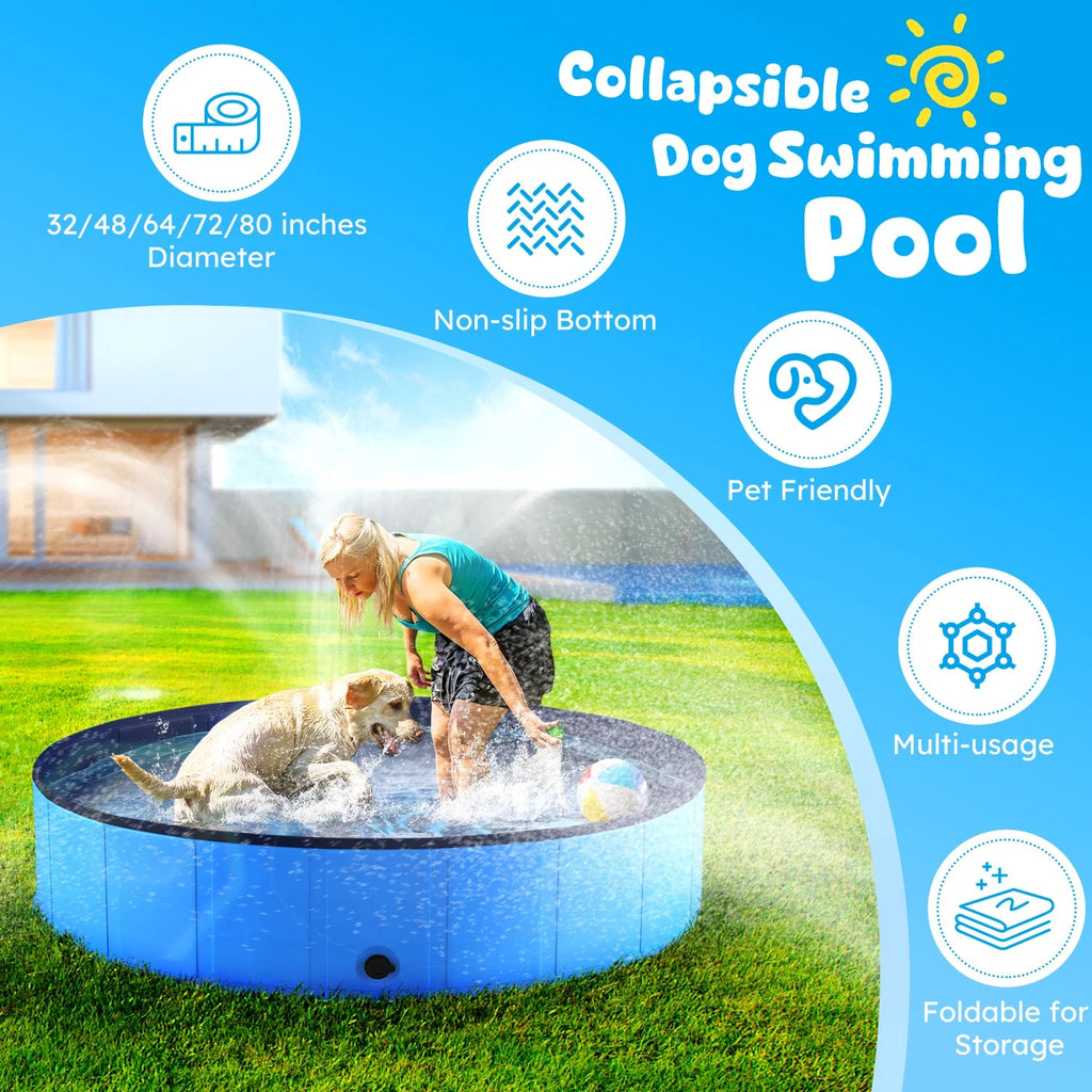 Portable Foldable Pet Pool Pawnests