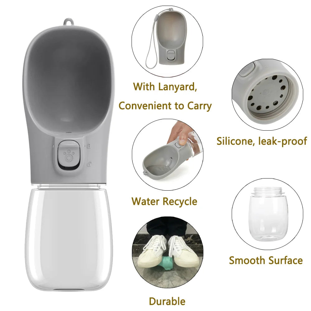 Portable Leakproof Dog Water Bottle Pawnests