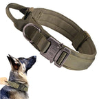 High quality Heavy-Duty Tactical Dog Collar & Leash S Pawnests