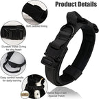 High quality Heavy-Duty Tactical Dog Collar & Leash S Pawnests