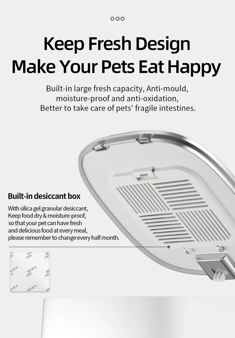 ROJECO Automatic Cat Feeder Pet Smart WiFi Cat Food Dispenser Pawnests