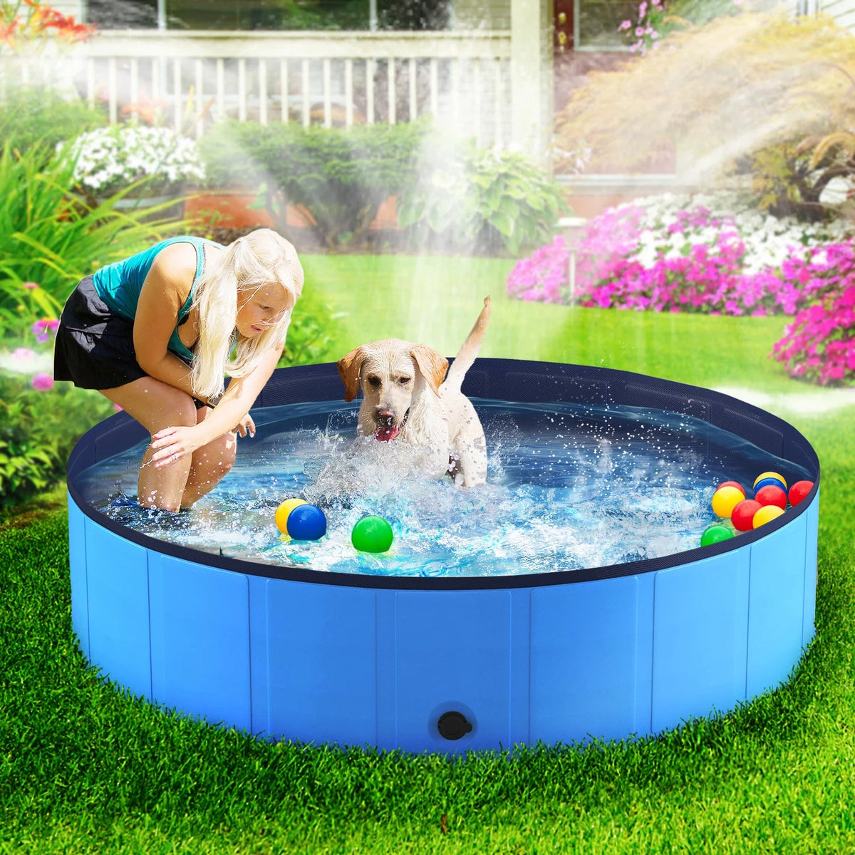 Portable Foldable Pet Pool Pawnests