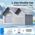 All-Season Pet Cooling Ice House Pawnests